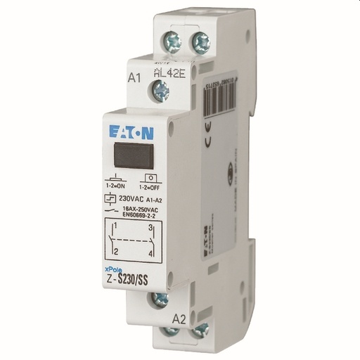 [265271] Impulsrelais Z-S230/SS - 230 VAC - 16A - 2M contact - 1TE (Z-S230/SS)