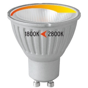 [MM08217] PAR16 LED GU10 5.5W 2800K-1800K 35° UDTW LR4606wDGFLU