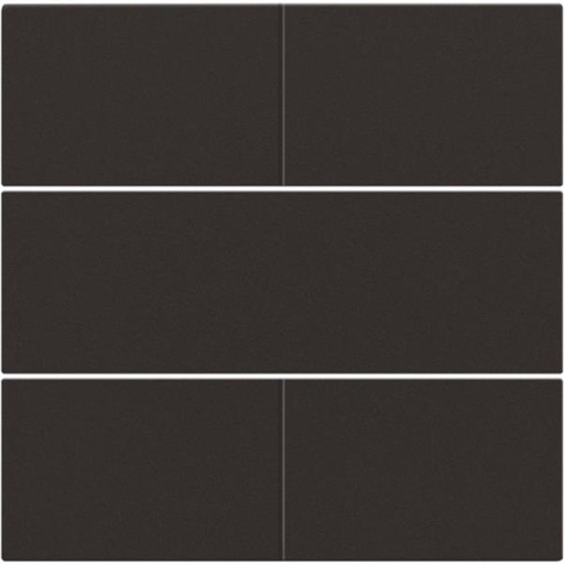 [124-40050] Afwerkingsset voor 4-voudige potentiaalvrije drukknop 24 V, dark brown