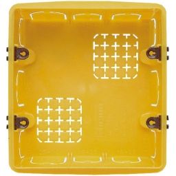 [506E-C] Bticino inbouwdoos voor 2x3 modules - rechthoek - geel - 120 x 107 x 52 mm