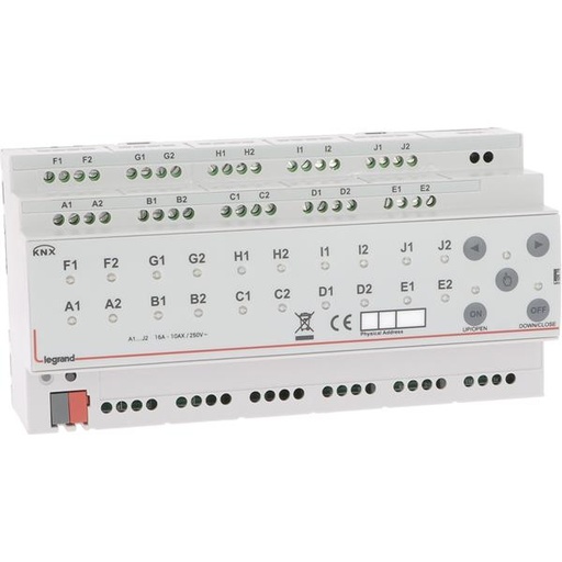 [002678] KNX - Actuator ON/OFF 10 DIN 20 outputs