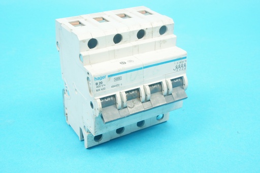 [MX420-C] Hager MX420 MX 420 454420 circuit breaker B20A 4.5 kA 4-pole 400 VAC