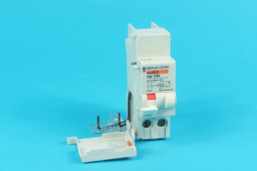 [26681] Merlin Gerin 26681 Multi9 Vigi C60 25 A 300 mA 220/380 VAC 240/415 VAC residual current (earth leakage) add-on block 2 poles