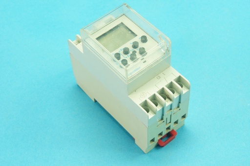 [651295-C] Vynckier 651295 308/721-000 modular programmable time switch digital with 220-240 VAC 50/60 Hz coil and 2 changeover (NO/NC) 16(2.5)A at 250 VAC contacts, daily program, 2 modules