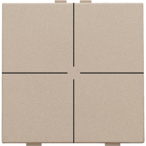 [157-51004] Home Control 4-voudige lichtbediening, champagne mat