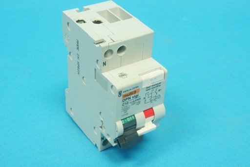 [20186MG-B] Merlin Gerin Multi 9 DPN vigi 20186 residual current (erath leakage) circuit breaker 1-pole + N C10A 30mA (open box/the body is a little dusty)