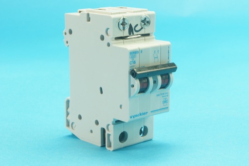 [3216-000-C] Vynckier 3216-000 640019 series E circuit breaker C16A 3 kA 2-pole