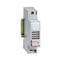 [004110] Zoemer - 8/12 V - 4 VA - 73/75 dB - 270/375 mA - 1 module van 17,5 mm - wisselstroom 50 Hz - aansluiting op schroefklemmen - uitgerust met etikethouders