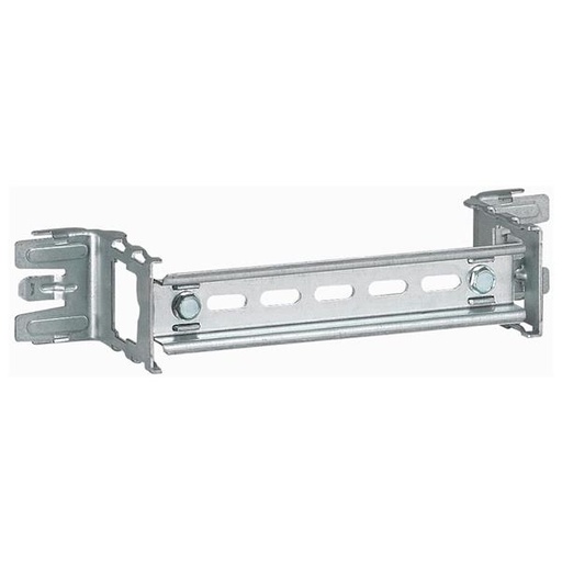 [020203] Rail - breedte 250 mm - voor kabelmantel XL³ 400 - capaciteit 9 modules - geleverd met 2 bevestigingsbeugels - te monteren op de functionele stijgprofielen