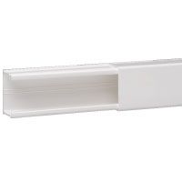 [649319] DLP lijst 40 x 25 mm - wit - lengte 2,1 meter - geleverd met met deksel - met beschermingsfilm