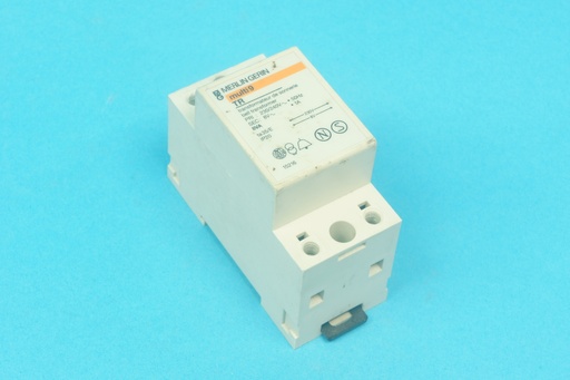 [15216-C] Merlin Gerin 15216 Multi 9 TR bell transformer, primary 230/240 VAC 50 Hz secondary 8 VAC 1A 8VA