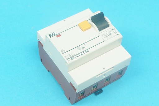 [F7-40/4/0,3-A-C] F&G F7-40/4/0,3-A CEB RCD/earth leakage circuit breaker 40A 300 mA 3 kA 230/400 VAC 4 poles