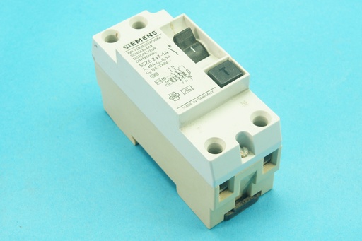 [5SZ6247-1A-C] Siemens 5SZ6247-1A residual current (erath leakage) circuit breaker 1 pole + N 40A 300mA 3kA 125/220 VAC