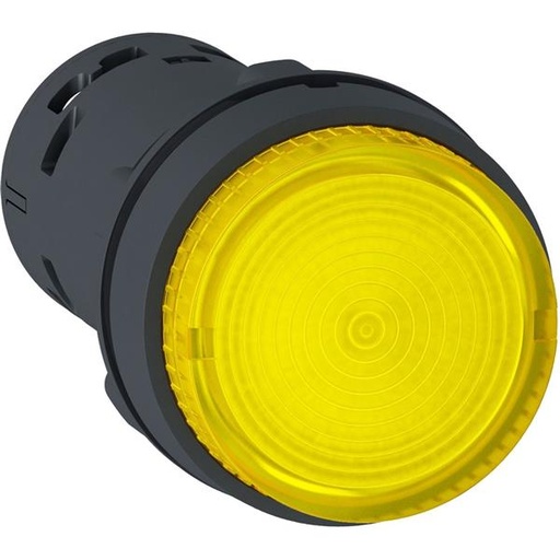 [XB7NW38G1] Verlichte impulsdrukknop - LED -1NO - geel - 110V