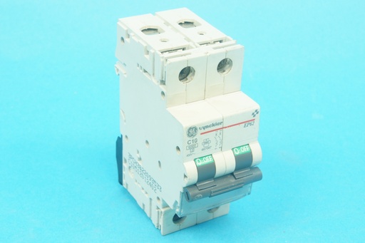 [367087-C] GE Vynckier 367087 EP62C10 circuit breaker C20A 6 kA 2-Pole