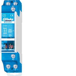 [R12-200-24V] Elektromechanische schakelrelais 2NO 16A