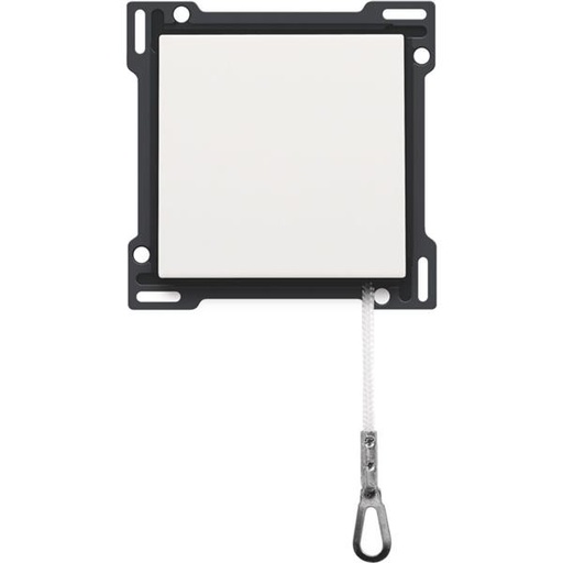 [154-63906] Toets voor trekdrukknop 10A 250V AC, white steel