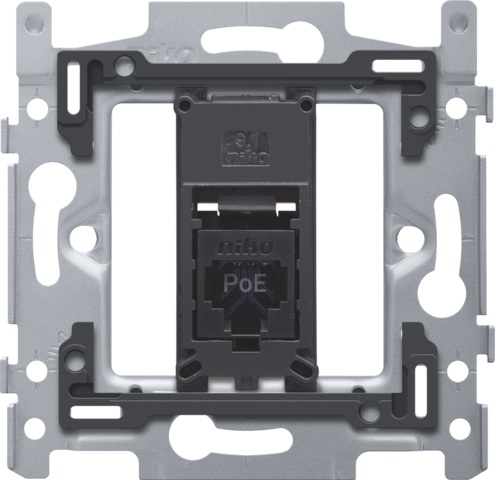 [170-66261] 1 RJ45 UTP CAT6 POE, 60x71, SCREW