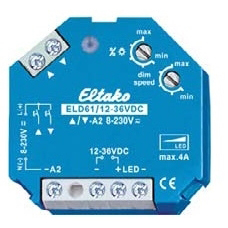 [ELD61/12-36VDC] Electronische LED inbouwdimmervoor 12..36VDC LED's