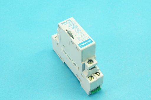 [312/346512-220-C] Vynckier Pulsar 16A 312/346512-220 modular impulse relay 2 poles with 2 NO 16A 250 VAC contacts and coil 220 VAC