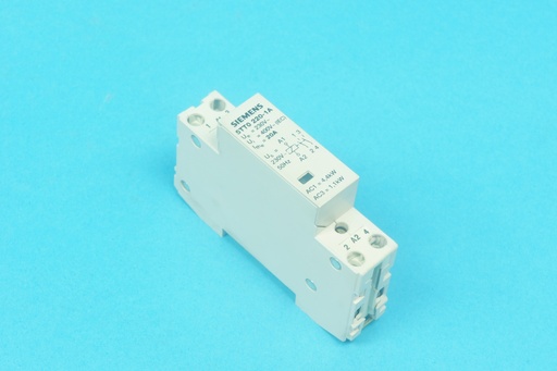 [5TT0220-1A-C] Siemens 5TT0220-1A 2 pole power contactor 230 VAC 50 Hz coil with 2 NO 400VAC 20A contacts, AC1: 4.4 kW, AC3: 1.1 kW