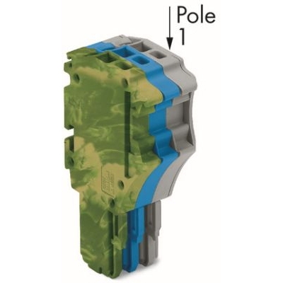 [2020-103/000-039] X-COM S-Mini
							1-draads female steker; 1,5 mm²; Rastermaat 3,5 mm; 3-polig; 1,50 mm²; groen-geel./blauw/grijs