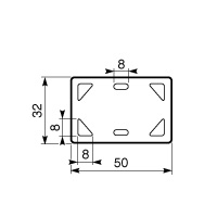 [031980] Signalisatieplaatje - zwart - voor Colson kabelbanden met breedte 9 mm - afmetingen merkplaatje 75 x 50 mm