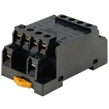 [PTF14A-E-C] Voet PT 5002M voor LY4 relais 10 A 240 VAC DIN-rail 14-polig schroefklemmen