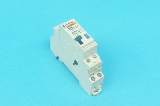 [15530-C] Merlin Gerin Multi 9 ETL 15530 modular impulse relay 2 poles with 2 CO (changeover) 16A 415 VAC contacts and coil 110 VDC/230-240 VAC