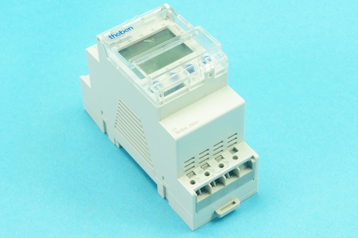 [6110100-C] Theben 6110100 TR611TOP2 modular programmable time switch digital with 230-240 VAC 50/60 Hz coil and 1 changeover (NO/NC) 16(10)A 250 VAC contact, daily/weekly program, with power reserve, 2 modules