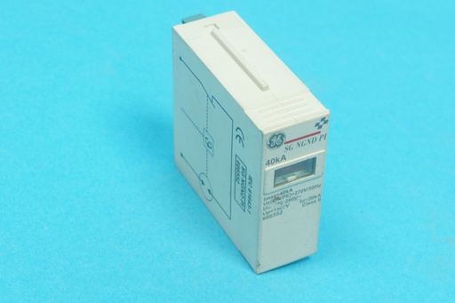 [666552-B] GE 666552 SG NGND PI SurgeGuard S plug-in without base 1-pole surge arrester 20kA (max. 40kA) class II 220-240 VAC (open box/the body is a little dusty)