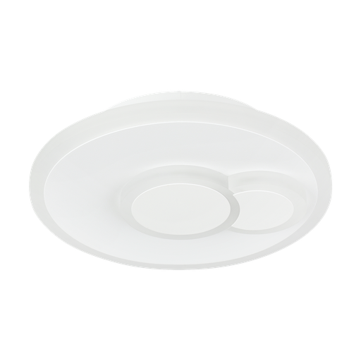 [33942] CADEGAL Plafondarmaturen staal wit / Kunststof wit H: 50 mm | Ø 200 mm, De behuizing: staal /wit Glas/kap: Kunststof wit  Fitting: LED Soort verlichtingsmiddel: LED Watt: 7,8W Lumen: 1100 Kelvin: 4000K Lichtkleur: WHITE Lichtbron(nen): inclusief