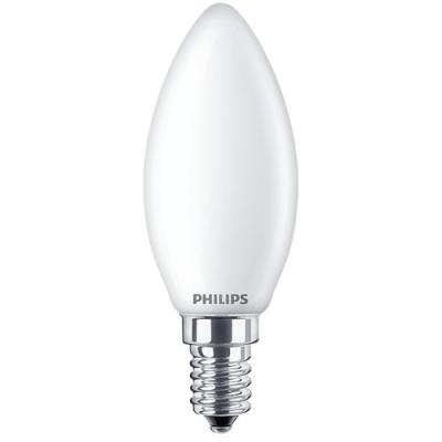 [230889] Philips Classic filament LED candle 2.2W-40W E14 B35 230V 2700K 250lm CRI80 Frozen 15000u