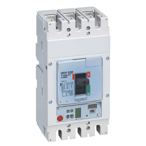 [422861] Aut. DPX³ 630 3P 320A 36kA met meting - elektronisch S10