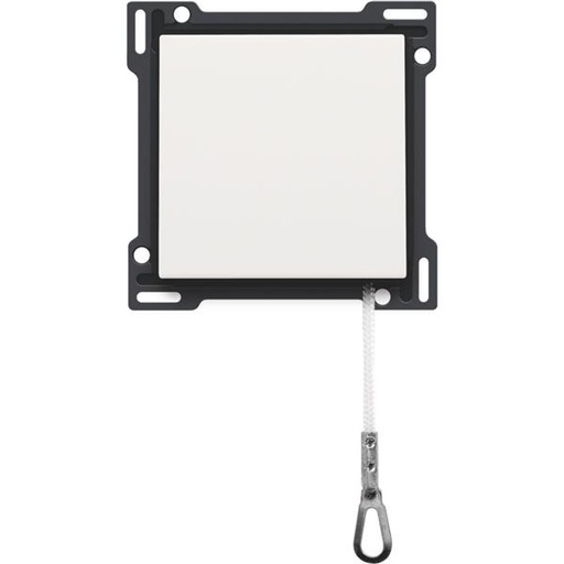 [154-63606] Centraalplaat voor trekschakelaar 16A 250V AC, white steel