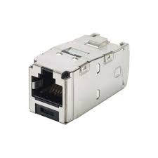 [CJS588Y] Afgeschermde RJ45 FTP-jack, voor T568A en T568B bedrading ( 8 aansluitingen), C