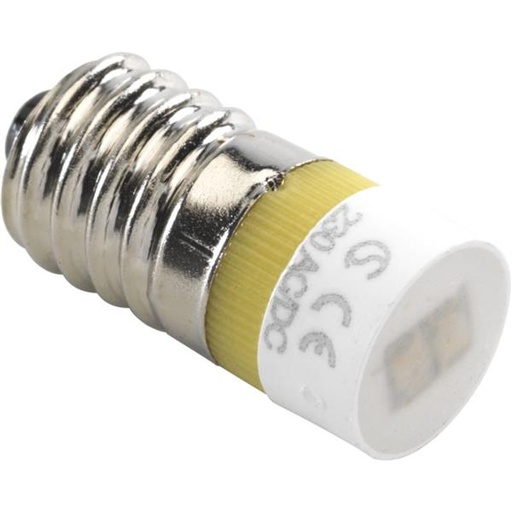 [170-37001] E10-lamp met amberkleurige led voor drukknoppen 6A of signaalapparaten